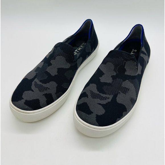 ROTHY’S THE SNEAKERS WOMEN’S SIZE 8 GRAY CAMOUFLAGE - Picture 1 of 12